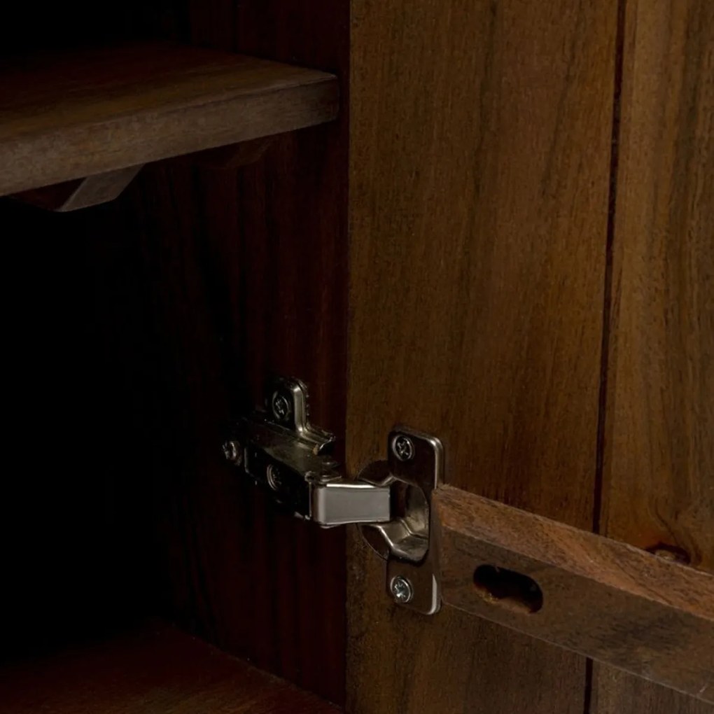 Kare Design Apiano Dressoir Van Acacia En Marmer - 150x45x76cm.