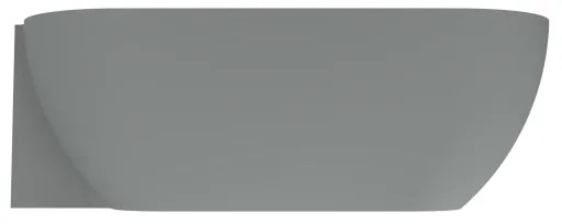 Arcqua Havana Halfvrijstaand Bad - 170x80cm - links - mat grijs BAD451143