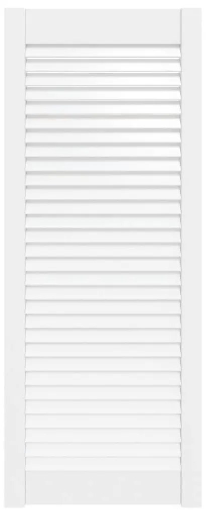 vidaXL Louvredeur 99,3x39,4 cm massief grenenhout wit
