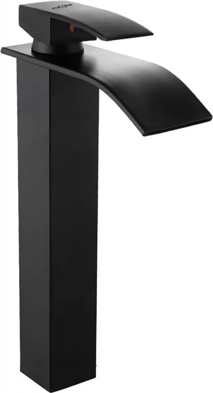 Mexen Aries hoge wastafelkraan, zwart - 744810-70