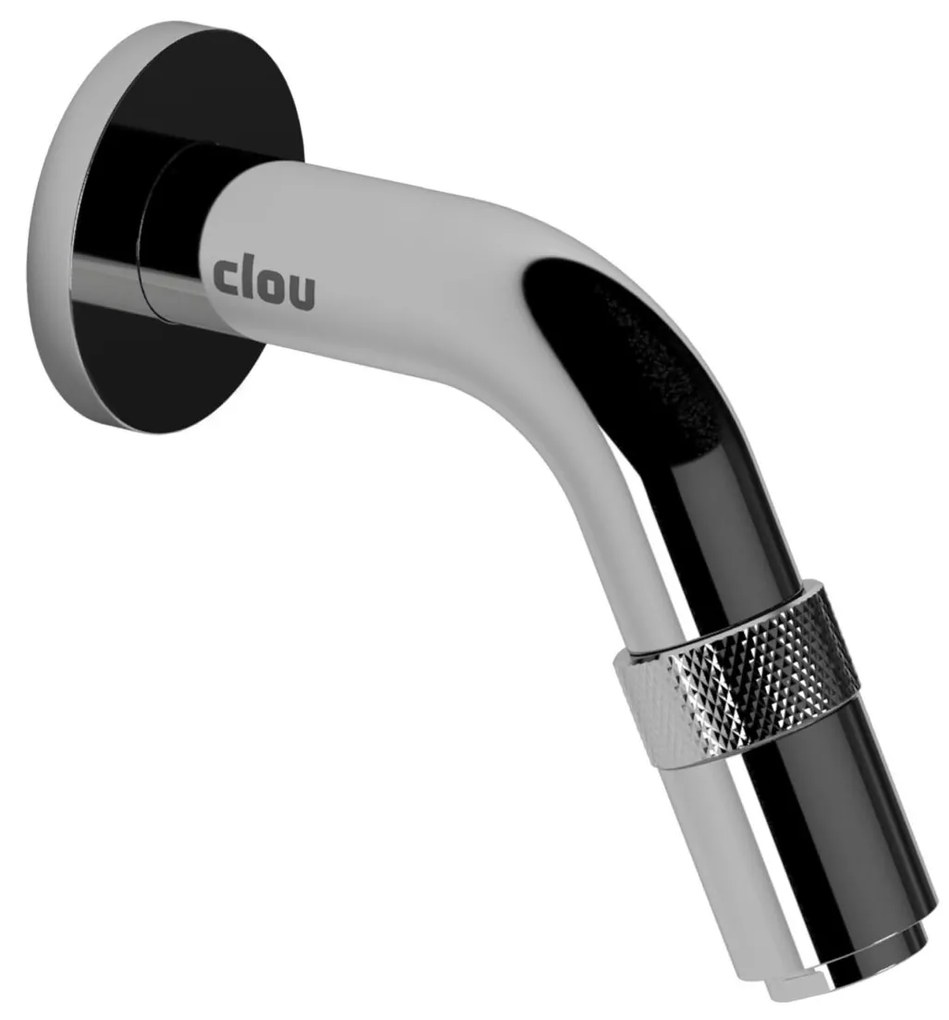 Clou Freddo 11 inbouw fonteinkraan met 9cm uitloop chroom