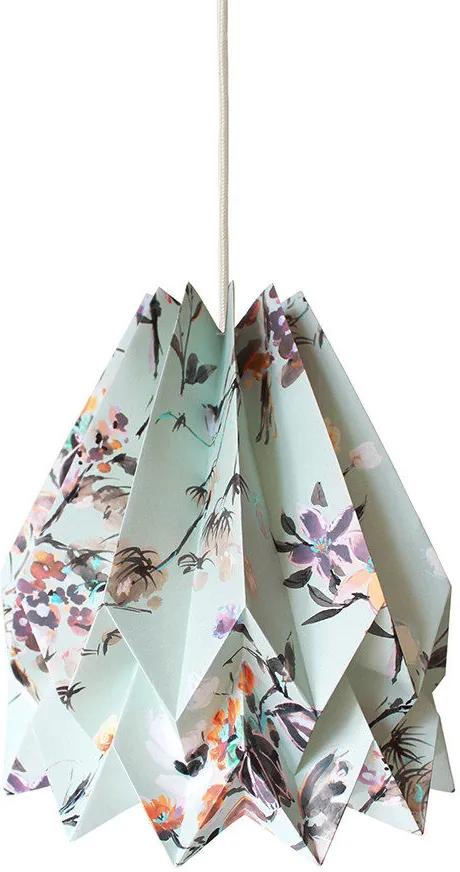 Orikomi Wildflower Papieren Hanglamp met koord - Origami- Papier - Kinderkamer - Slaapkamer - Vrolijk - Kleurrijk - Design
