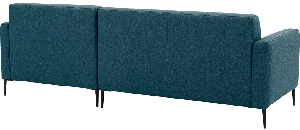 Goossens Key West blauw, stof, 2-zits, modern design