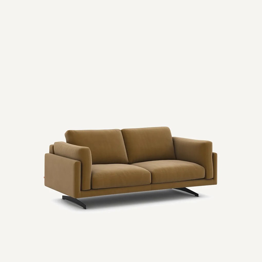 Bank, 2-zit, linnen fluweel, César