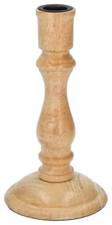 Kandelaar, mangohout, 19,5 cm
