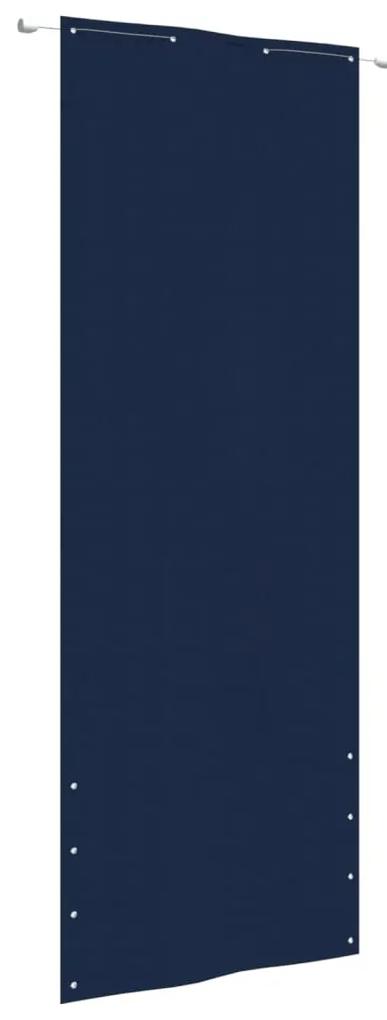 vidaXL Balkonscherm 80x240 cm oxford stof blauw