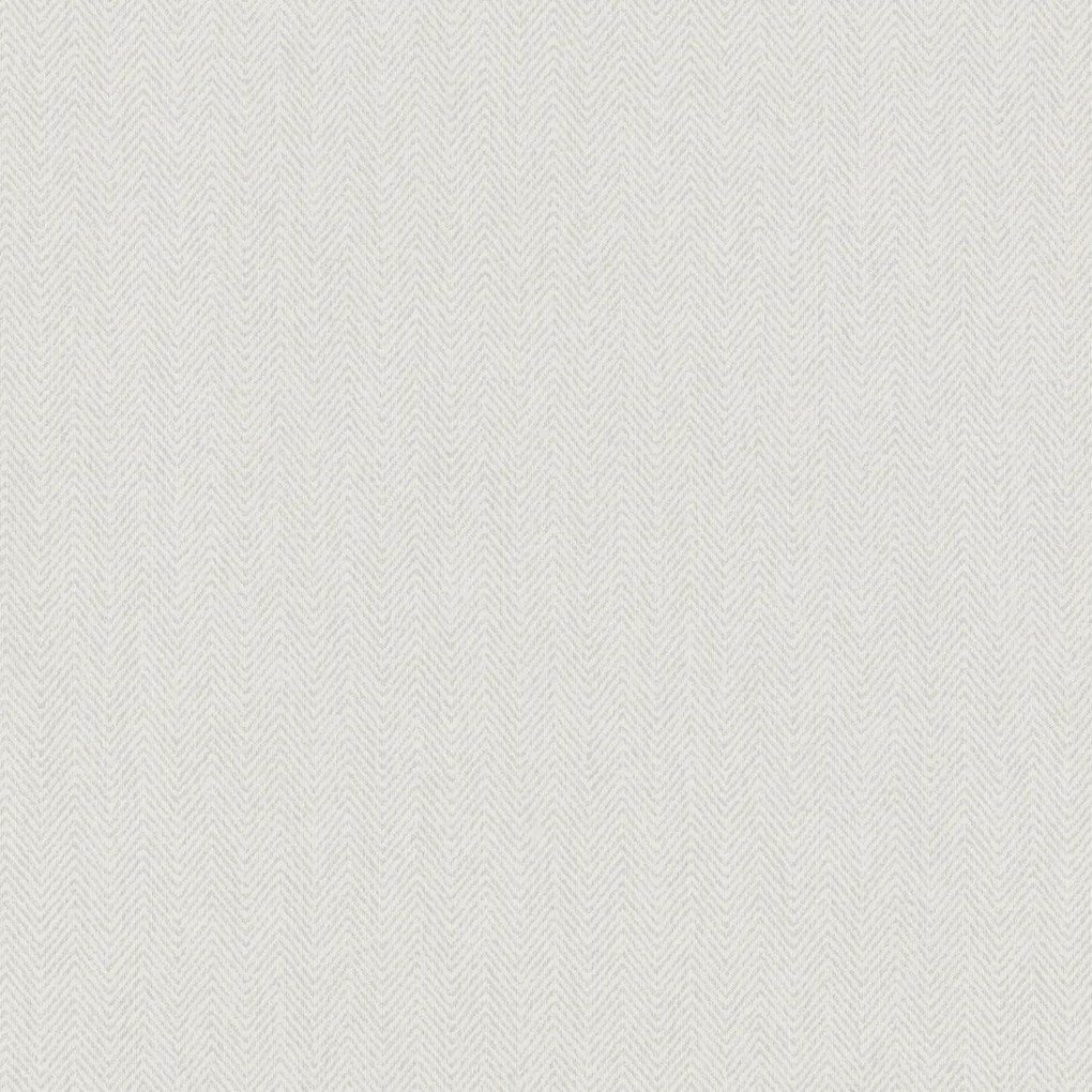 Rivièra Maison - RM Wallpaper Blenheim Herringbone white - Kleur: wit