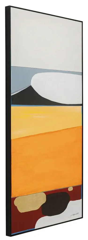 Kare Design Abstract Shapes Orange Schilderij Oranje Tinten