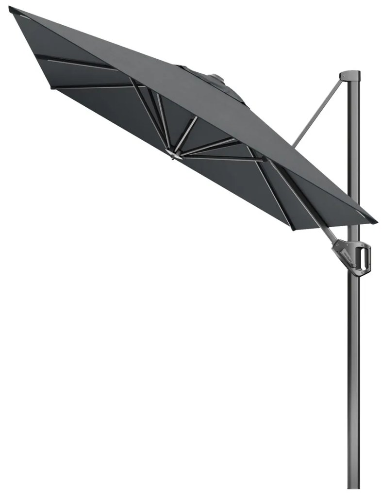 Platinum Voyager zweefparasol T1 3x2 m. - Antraciet met Marbella voet en hoes