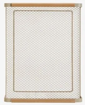 Zestei Dienblad Van Ijzer En Rubberhout ↔︎ 40 Cm & Tapioca Beige - Sklum