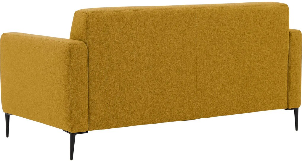 Goossens  Key West geel, stof, 2,5-zits, modern design