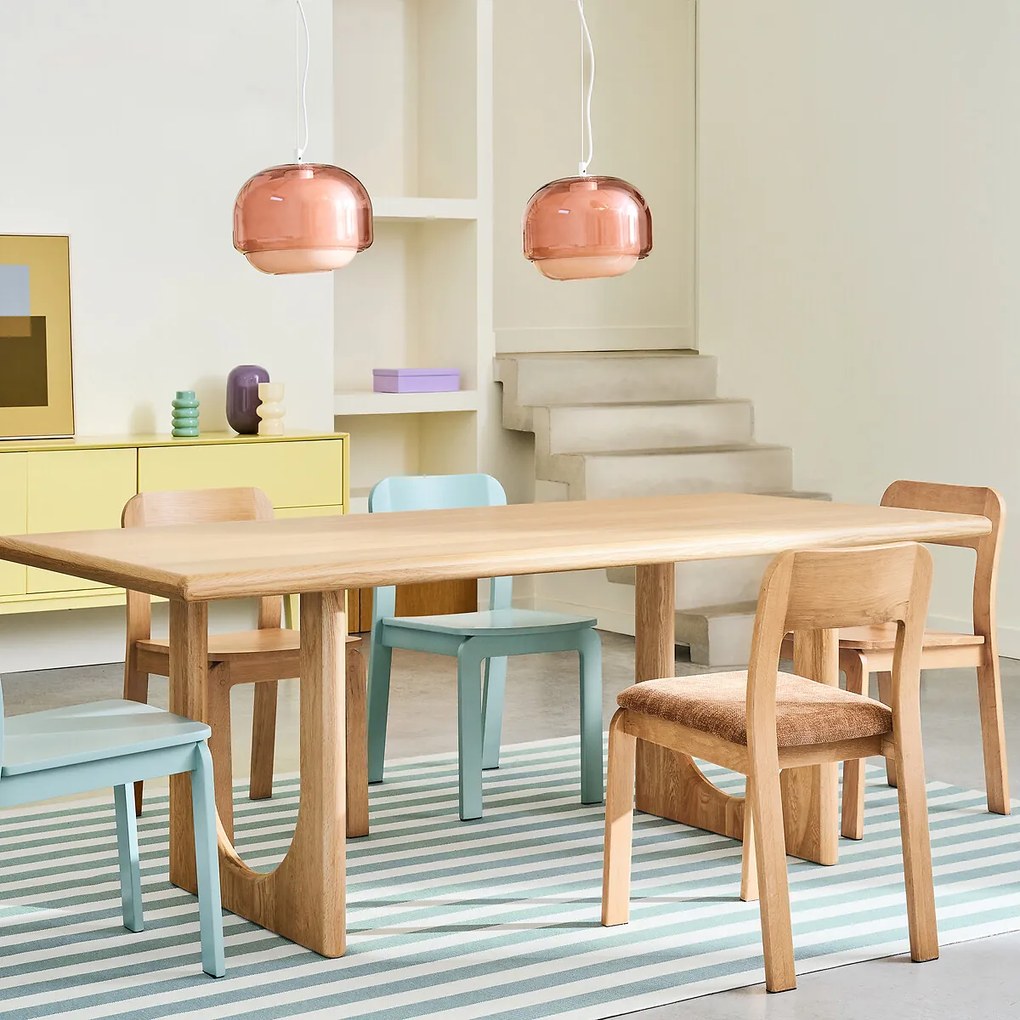 Hanglamp van gekleurd glasØ30,5 cm, KINOKO