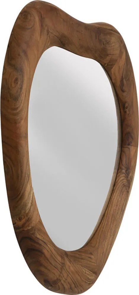 Driehoek Spiegel Acacia Hout - 101x62cm