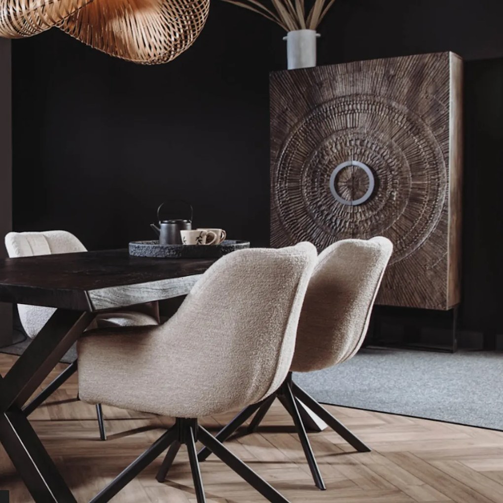 Unieke Kast Mangohout - 120x48x190cm.