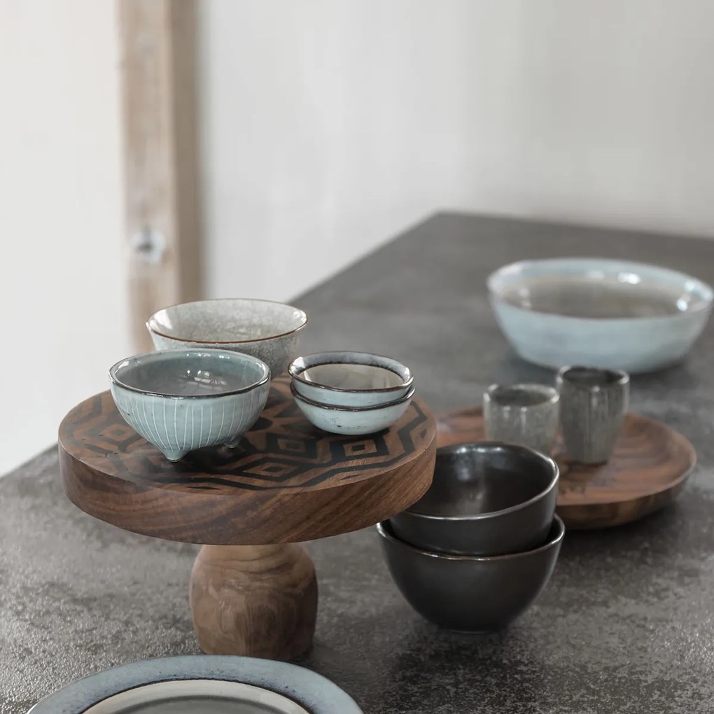 Must Living Mont Blanc Bijzettafelset Basalt - 48 X 45cm.