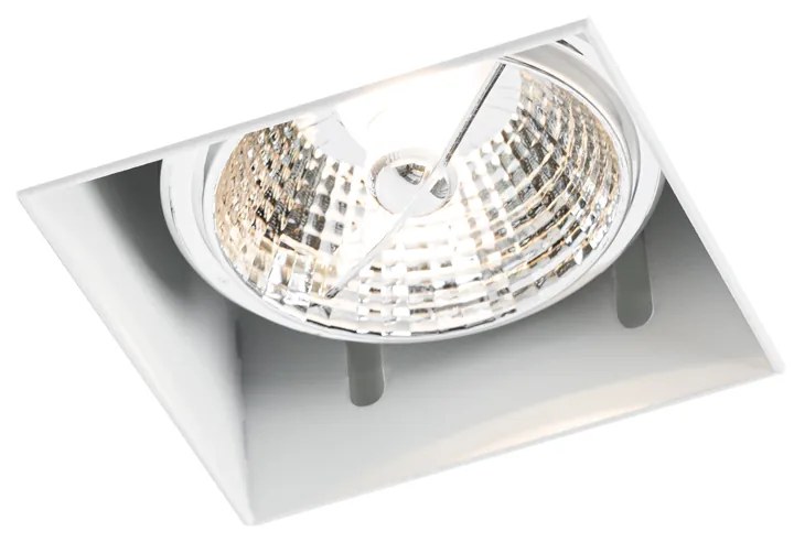 Set van 6 inbouwspots wit GU10 70mm trimless - Oneon