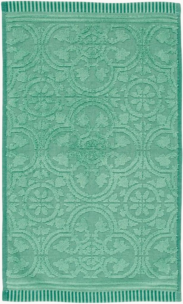 Jacquard katoenen terry gastendoekje Tile de Pip
