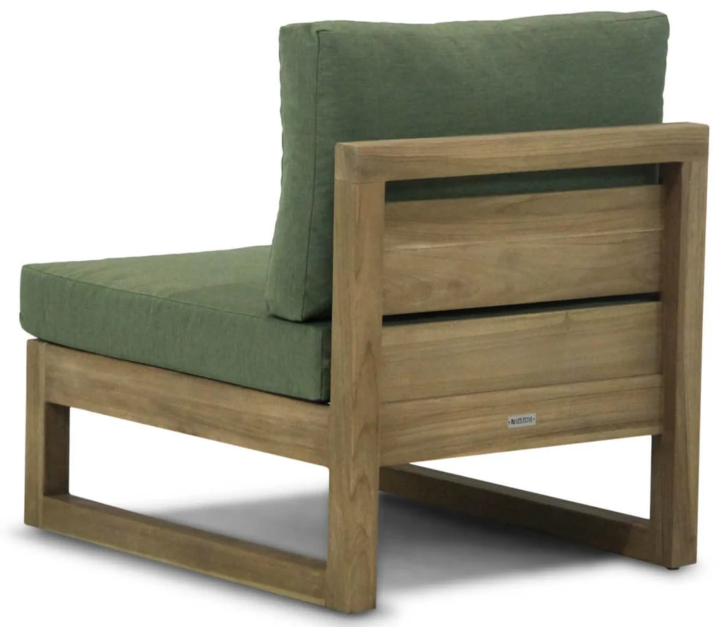 Hoek loungeset 6 personen Teak Old teak greywash Garden Collections Richmond