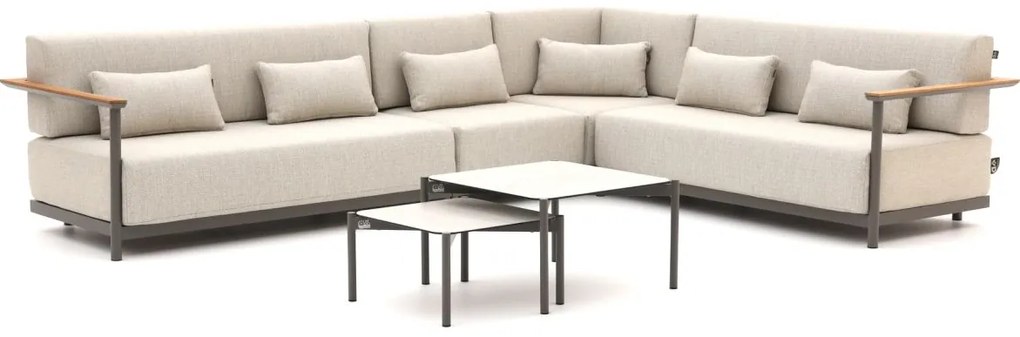 Apple Bee St. Lucia hoek loungeset 6-delig