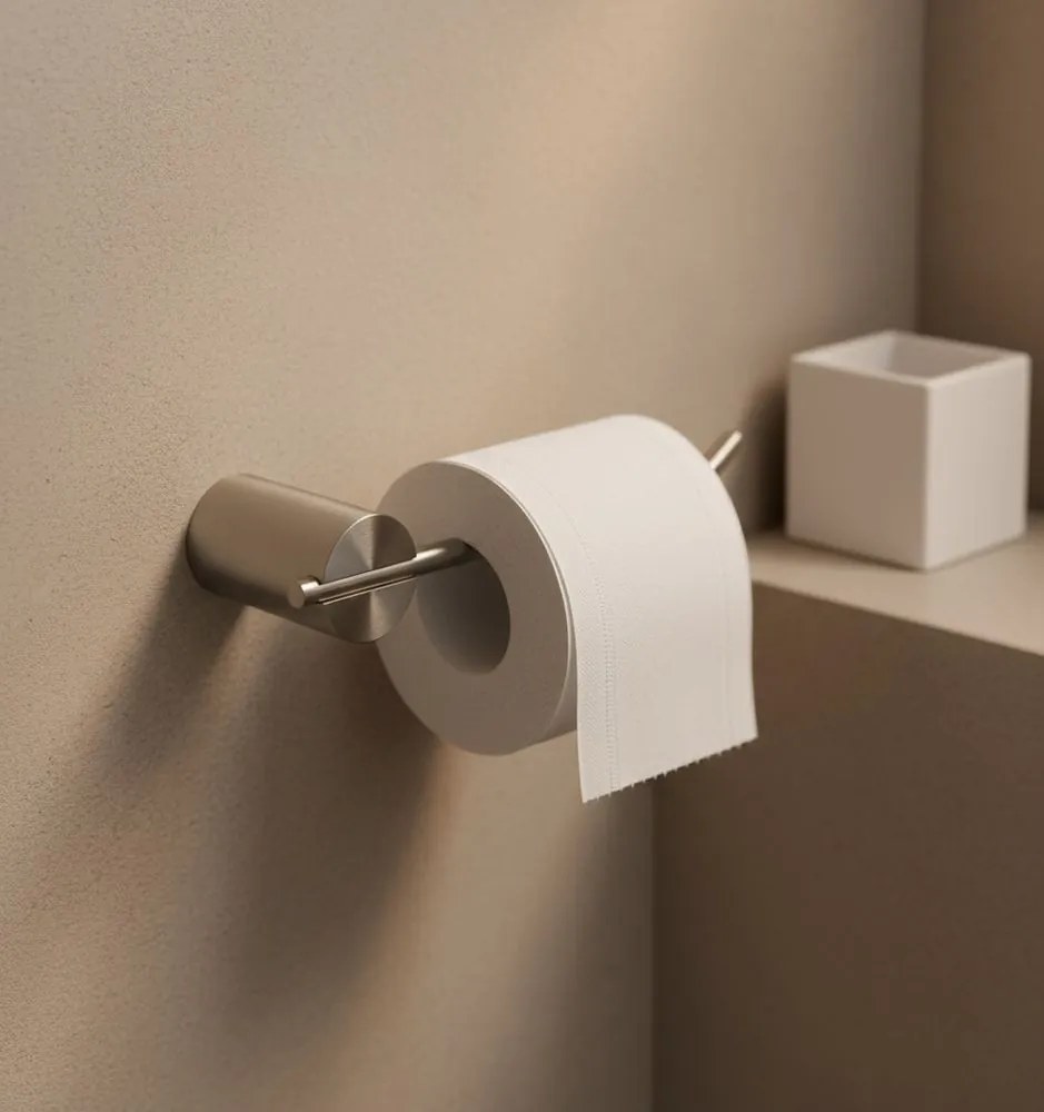 Toiletpapierhouder Tomi 5809 Brush Nickle