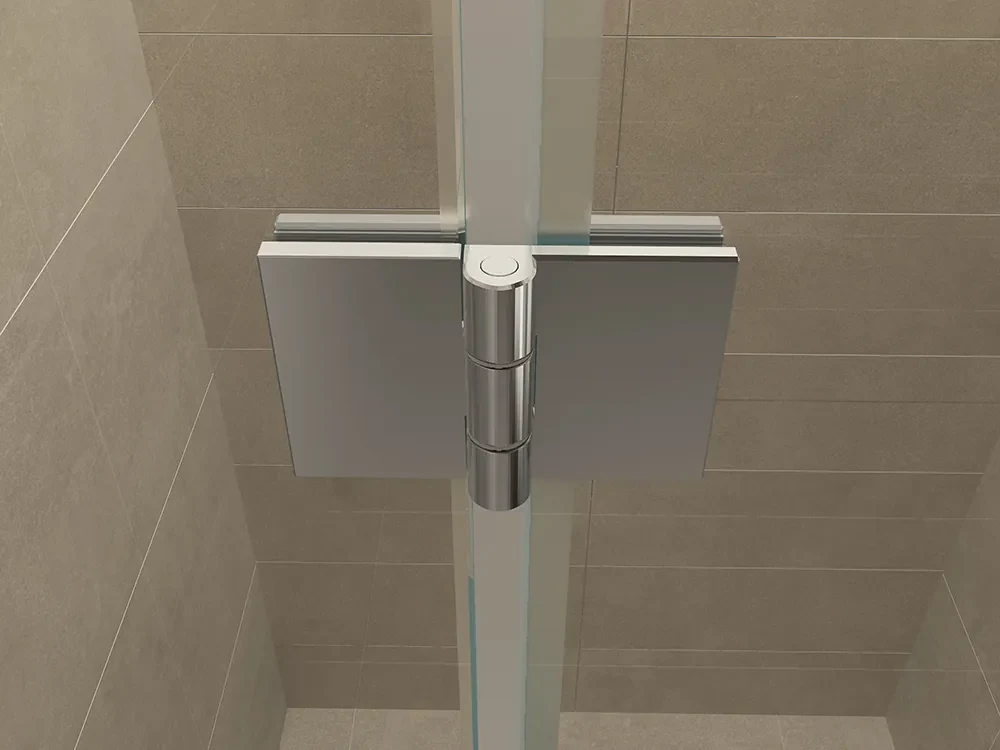 Mueller Swipe 2-delige douchedeur 80x200cm Anti-kalk