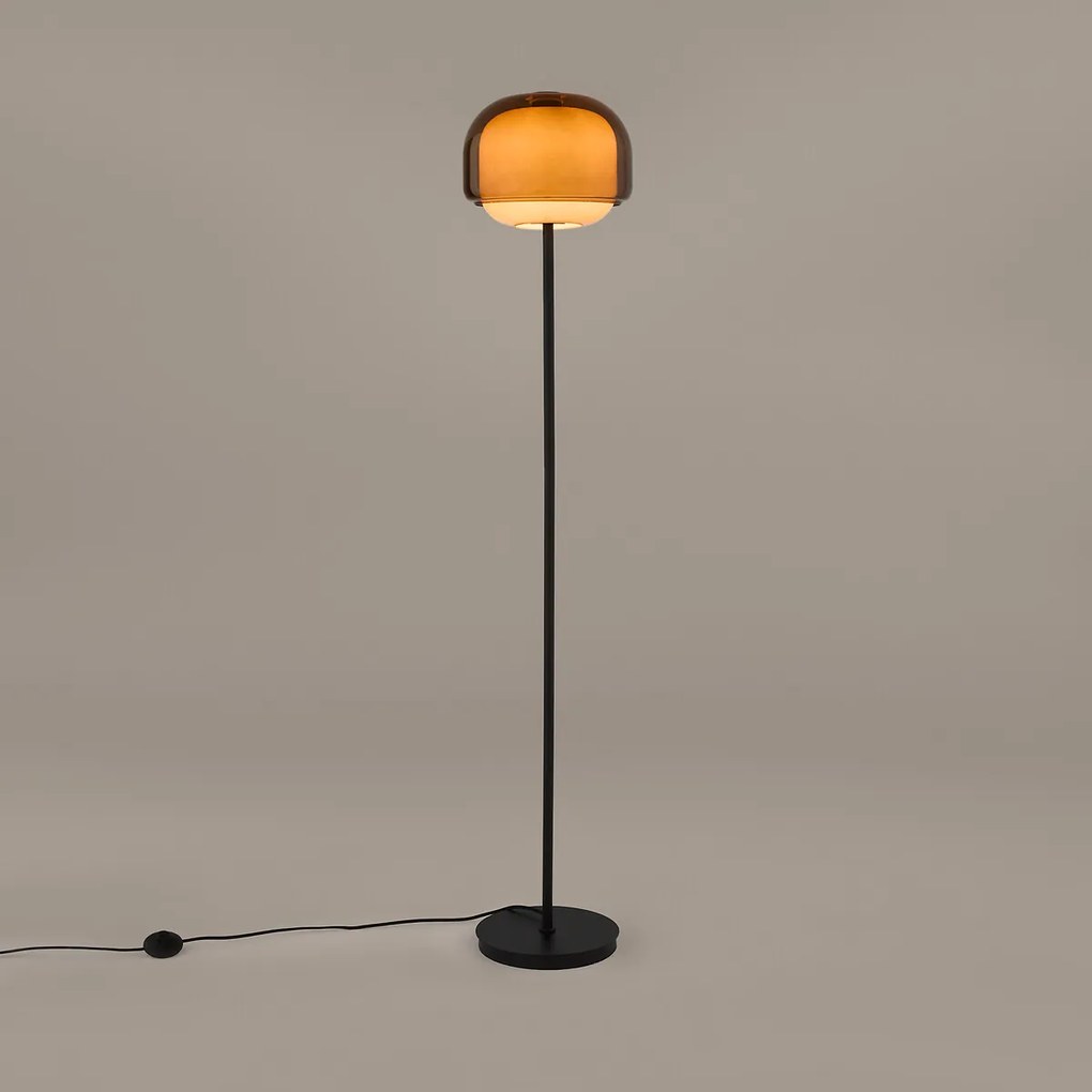 Vloerlamp van gekleurd glas, KINOKO