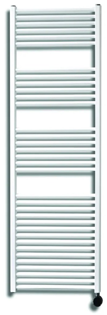 Sanicare elektrische design radiator 60x172cm wit met thermostaat rechts chroom