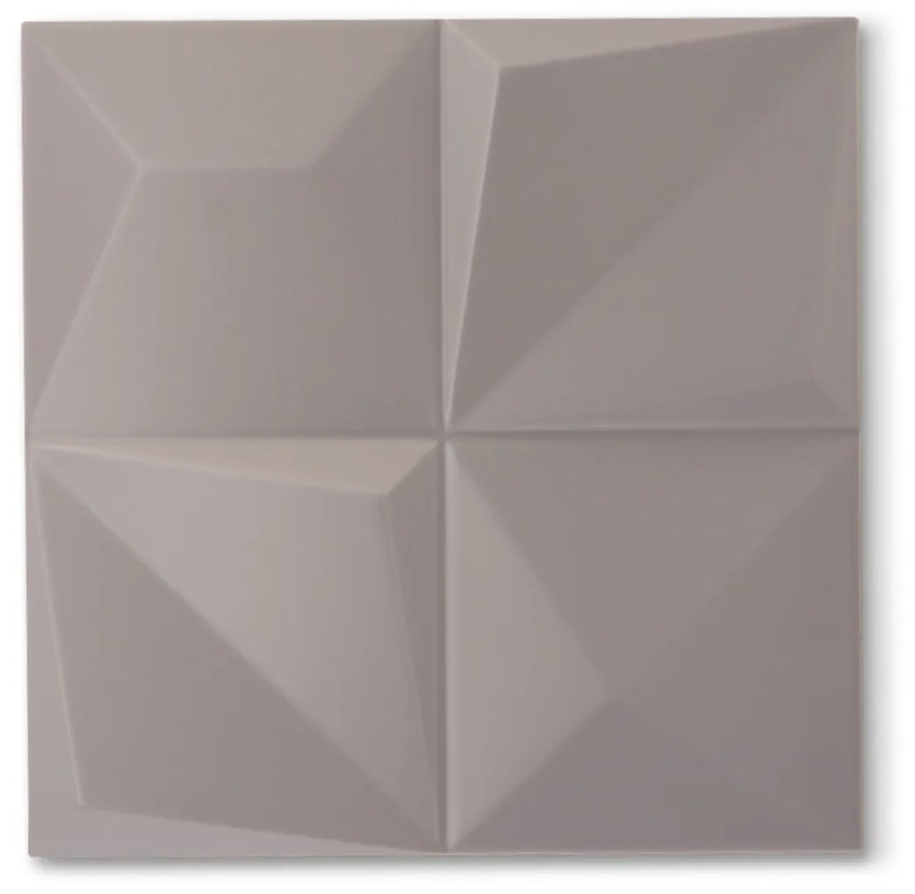 3D Wandtegel 30x30 Cm Emporia Mat Grijs RBT110