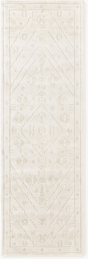 Handgeweven viscose loper Shaila