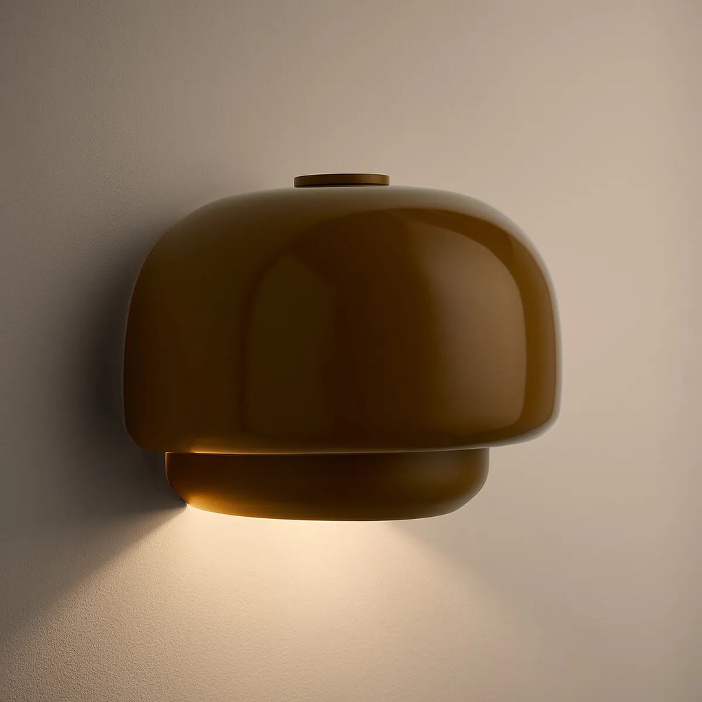 Wandlamp van gekleurd ijzer, Kinoko