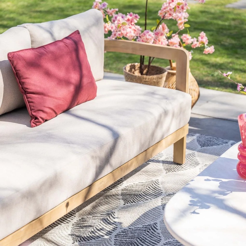 Garden Impressions Sirocco loungeset 4-delig links - acacia white wash