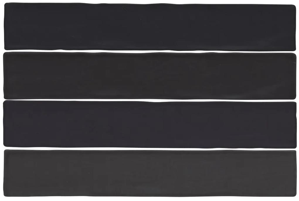 Navale Joly wandtegel 6.5x40cm zwart mat