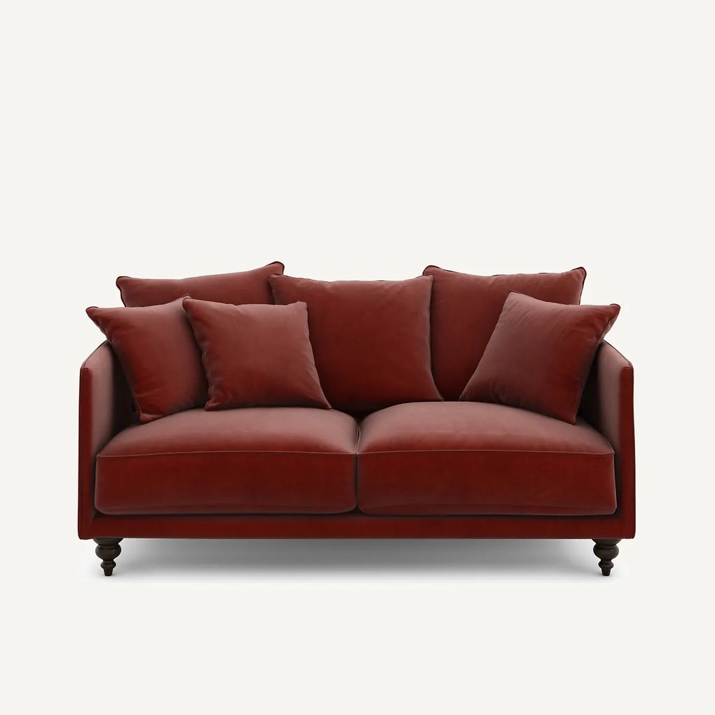 3-zits compacte fluwelen zetel, Lazare