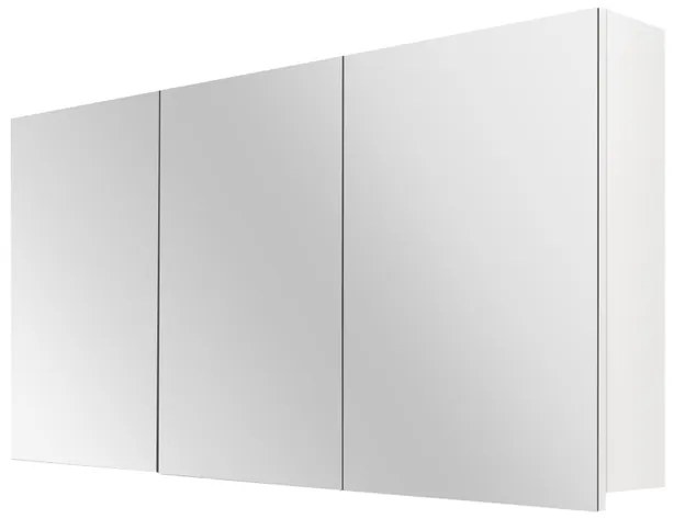 Differnz kast 120x60x15cm 3 deuren met spiegel MDF Wit 36.701.16