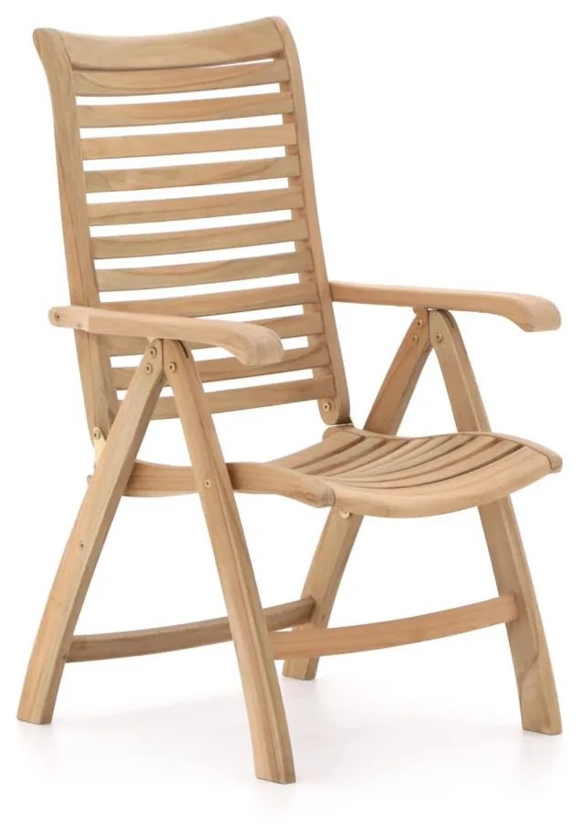 Verstelbare tuinstoel | Sunyard  Corby | Teakhout | Natural Teak | Kees Smit Tuinmeubelen