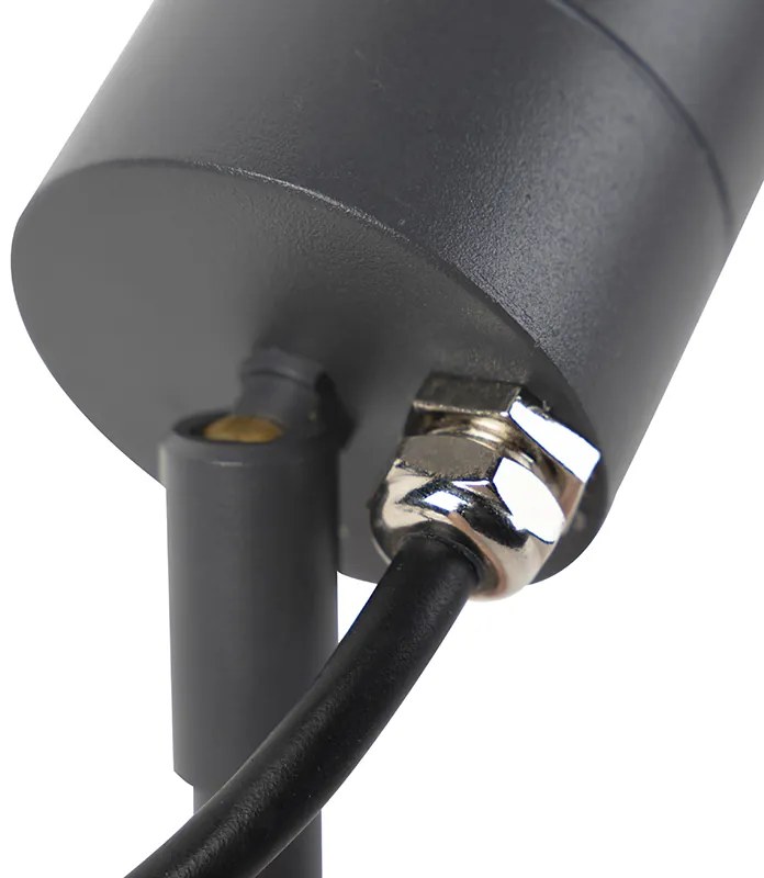 Buitenlamp Prikspot antraciet verstelbaar IP44 - Solo Modern GU10 IP44 Buitenverlichting cilinder / rond