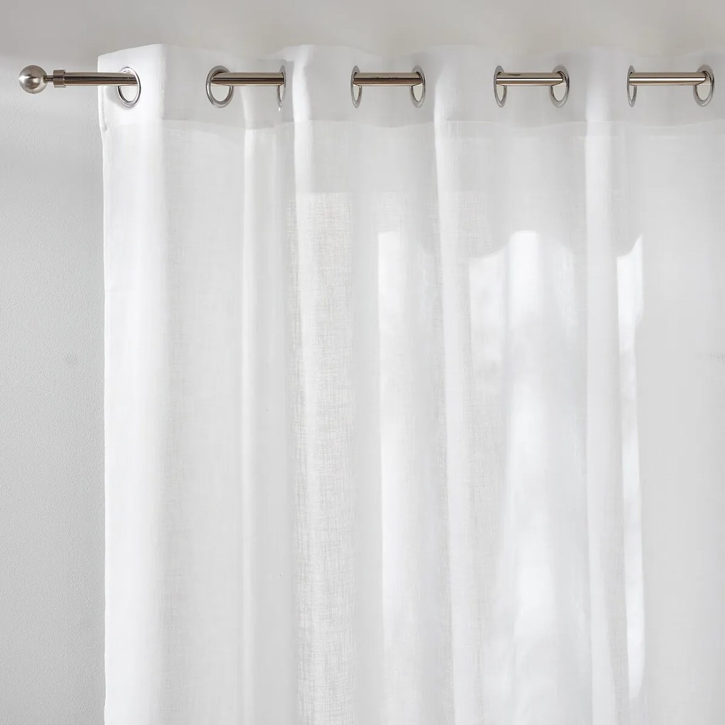 Glasgordijn, grote breedte, met oogjes, Nyong