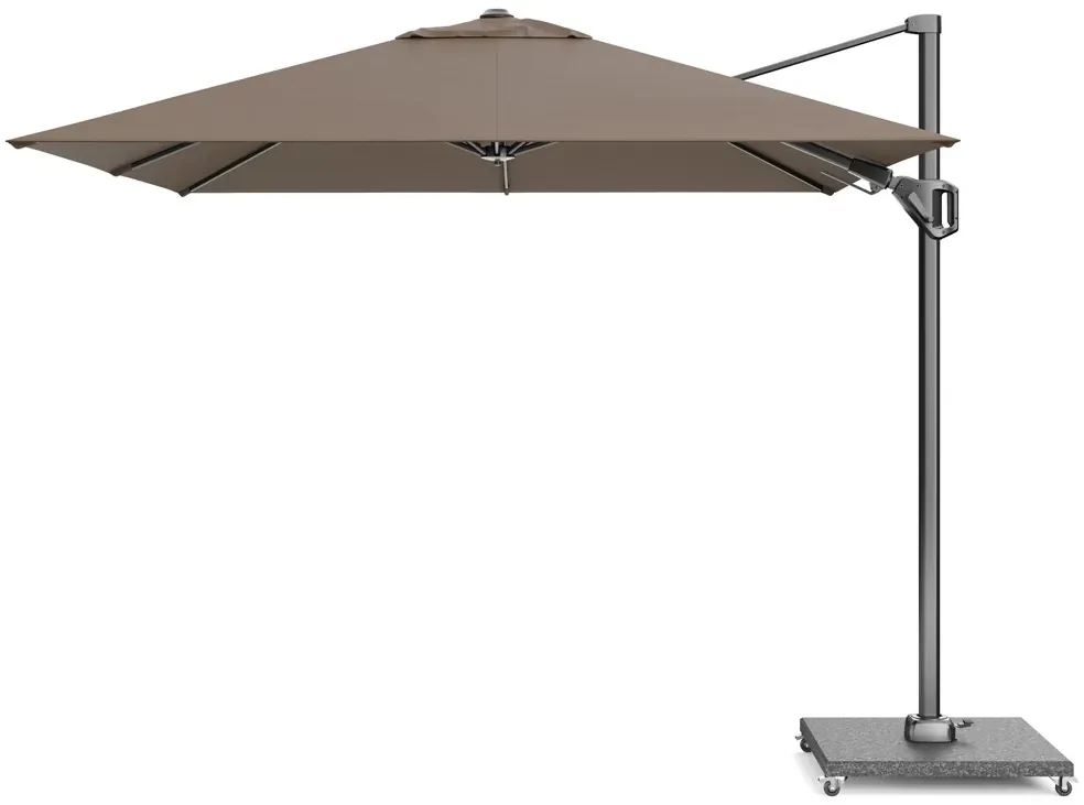 Platinum Voyager Vierkante Zweefparasol T2 2,7x2,7 m. - Havanna Taupe