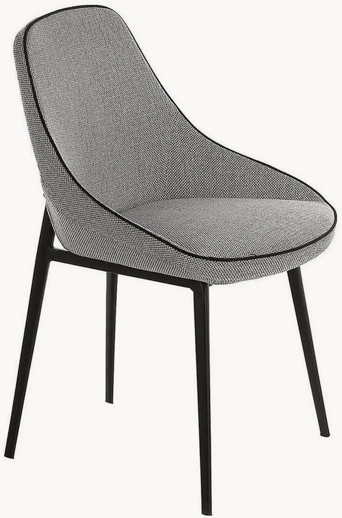 Gestoffeerde eetstoel Eduardo