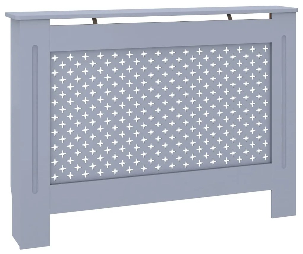vidaXL Radiatorombouw 112x19x81 cm MDF antraciet
