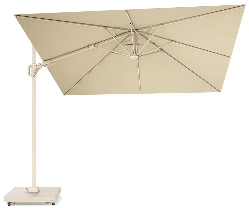 Challenger T2 premium parasol 300x300 cm sandstone champagne