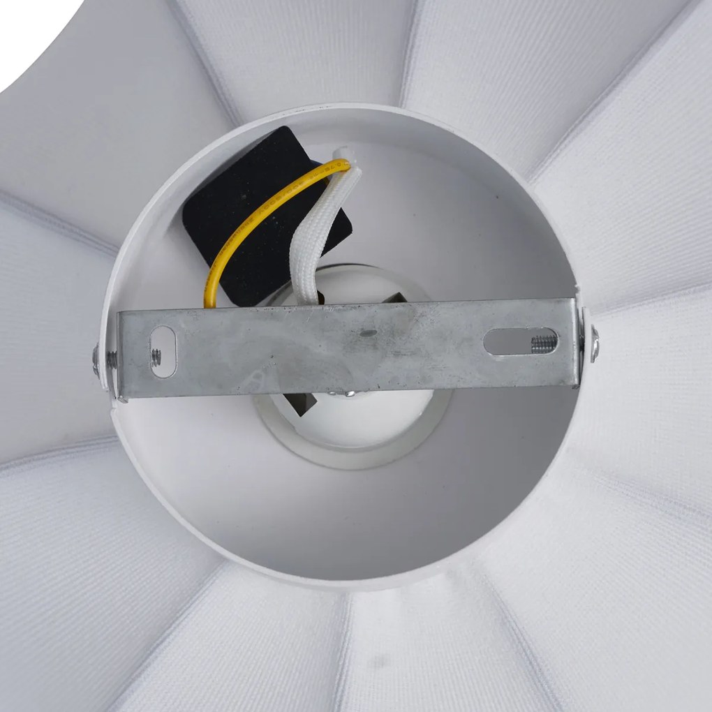 Japandi plafondlamp wit 27cm - Plu Asyesha