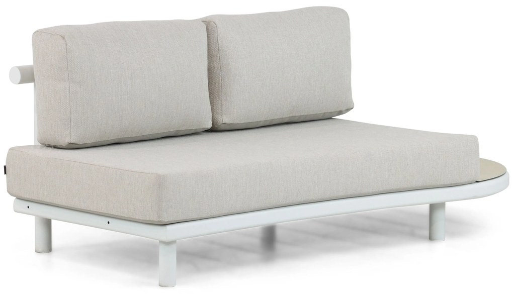 Hoek loungeset 5 personen Aluminium Wit  Lifestyle Garden Furniture Harmonic