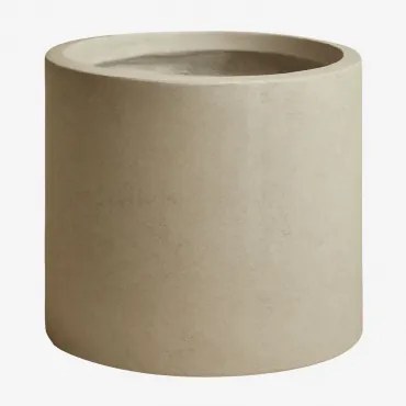 Aurevi Betonnen Buitenbloempot Ø45 Cm & Zandbruin - Sklum