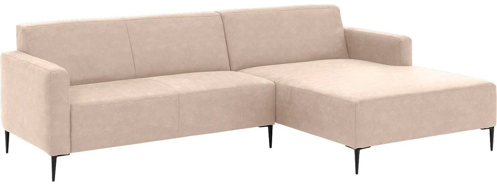 Goossens  Key West beige, micro leer, 2,5-zits, modern design