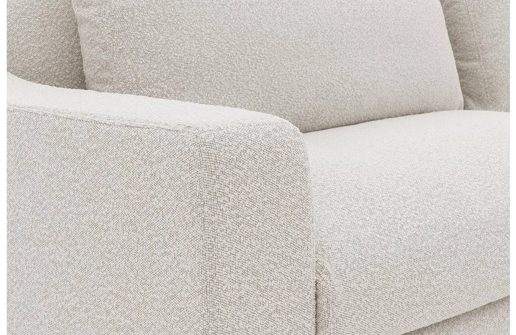 Goossens Hoekbank Odette beige, stof, 1,5-zits, stijlvol landelijk