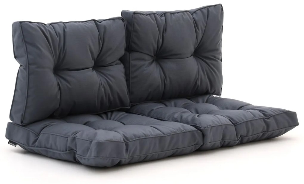 Loungekussen Tuin | Grijs-Antraciet  | Dralon | Madison | 60x40cm | Kees Smit Tuinmeubelen