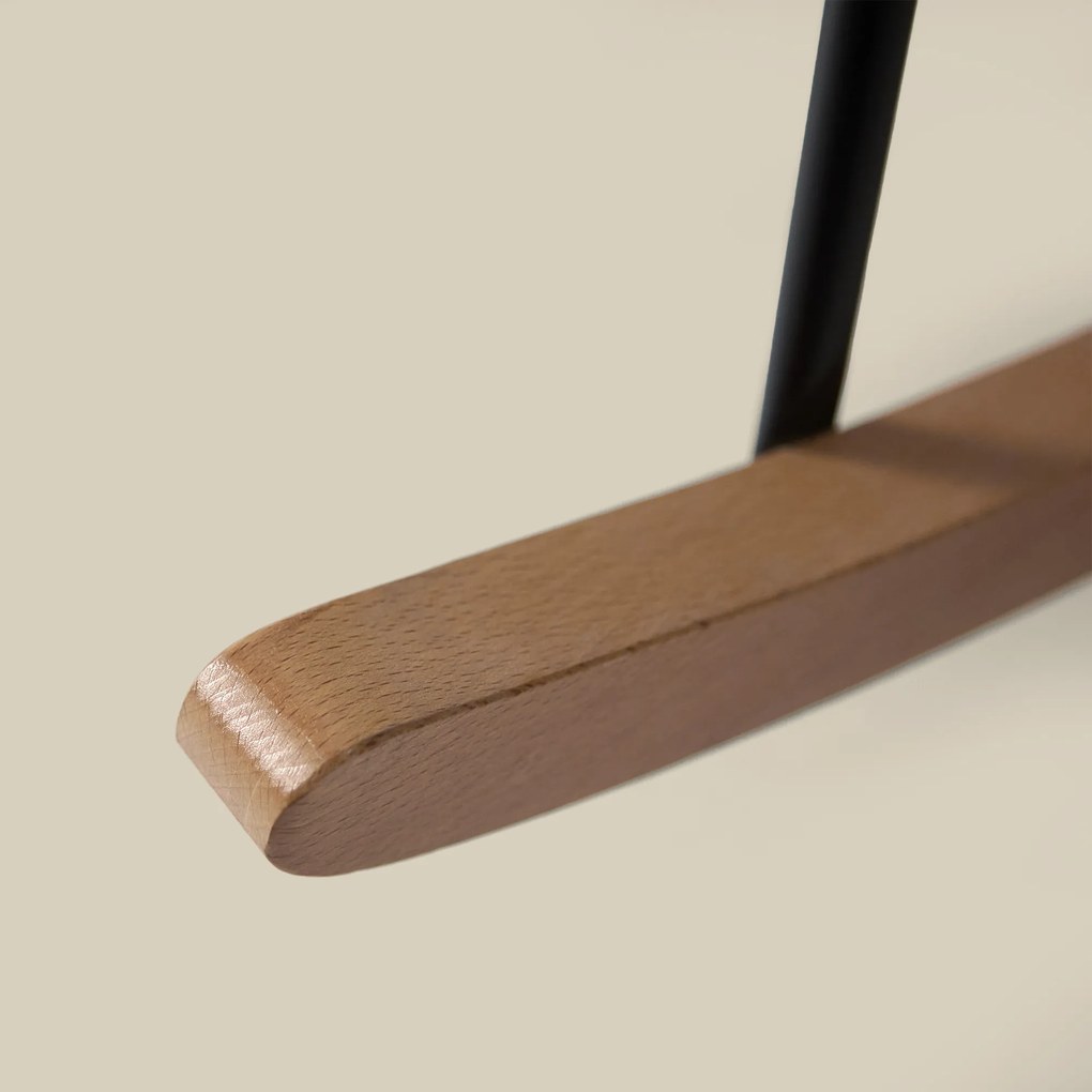 Schommelstoel Babykamer Creme Bont