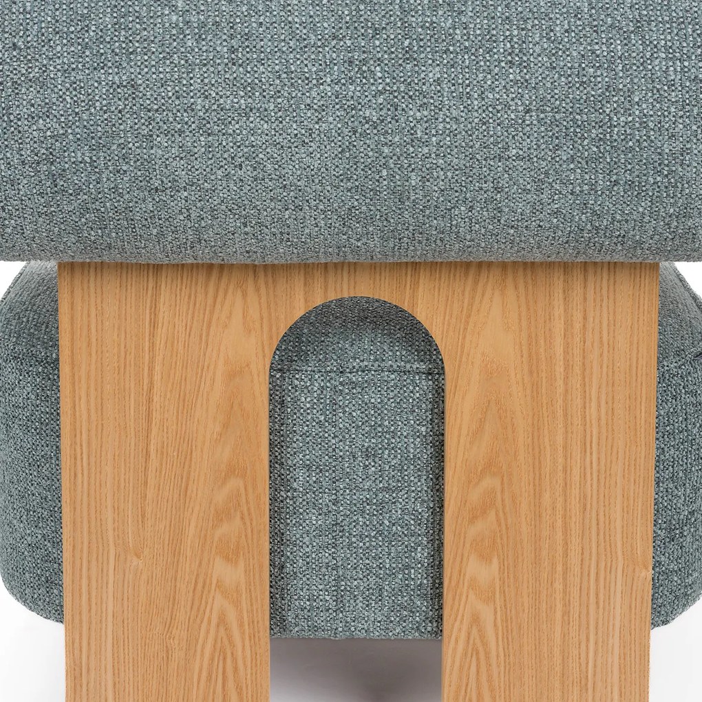 Zuiver Oolong Eiken Fauteuil Modern Design Blauw
