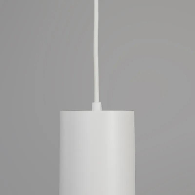 Design hanglamp wit - Tubo Design, Modern GU10 cilinder / rond Binnenverlichting Lamp